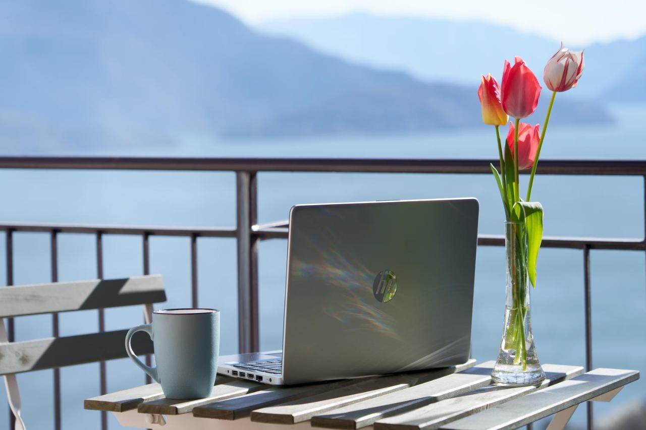 Incredibile Vista Sul Lago Di Como - Netflix E Free Wifi Gera Lario Esterno foto
